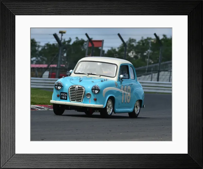 Framed Print : CM23 7724 David Glanville, Merlin Glanville, Austin A35 Academy Framed Print : CM23 7724 David Glanville, Merlin Glanville, Austin A35 Academy