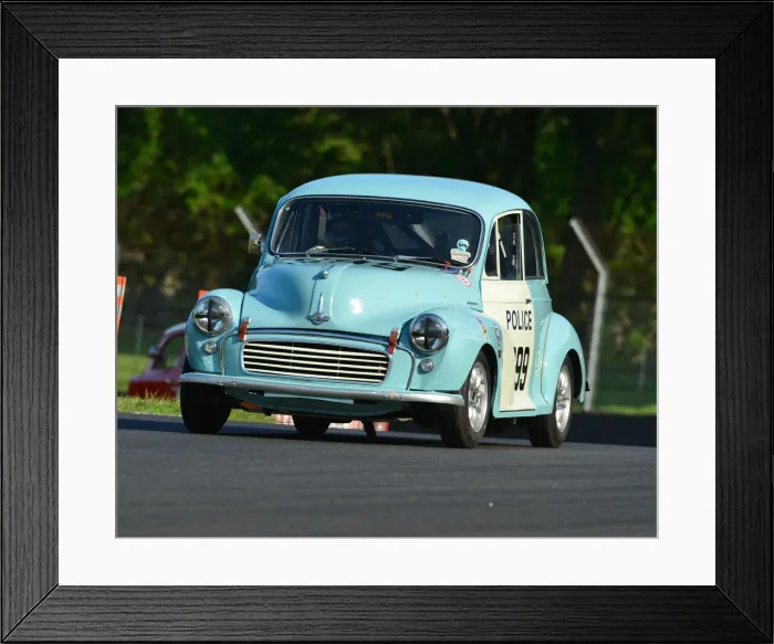 Framed Print : CJ7 3475 Chris Rea, Morris Minor Police