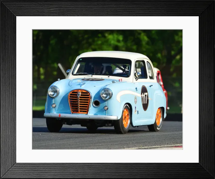 Framed Print : CJ7 3472 Jim Ayling, Austin A35 Academy Framed Print : CJ7 3472 Jim Ayling, Austin A35 Academy