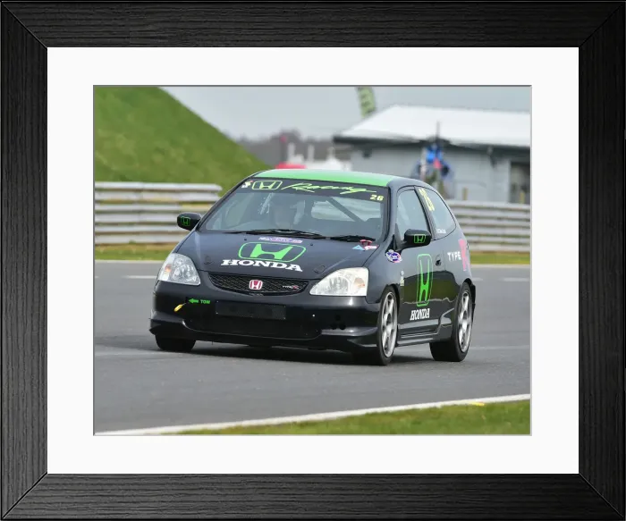 Framed Print : CM23 0982 Chris Earle, Honda Civic Type R Framed Print : CM23 0982 Chris Earle, Honda Civic Type R