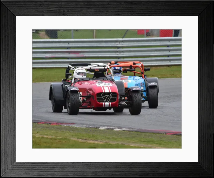 Framed Print : CM23 1087 John Wright, Caterham Supersport Framed Print : CM23 1087 John Wright, Caterham Supersport