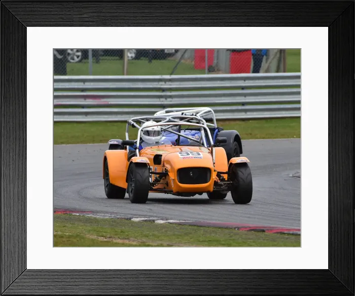 Framed Print : CM23 1066 Peter French, Caterham Superlight