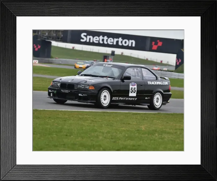 Framed Print : CM23 0438 Laurence Squires, BMW 323i Coupe, E36