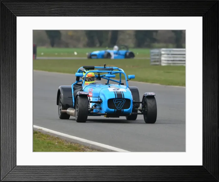 Framed Print : CJ7 2061 Paul Lewis, Darren Burke, Caterham Supersport Framed Print : CJ7 2061 Paul Lewis, Darren Burke, Caterham Supersport