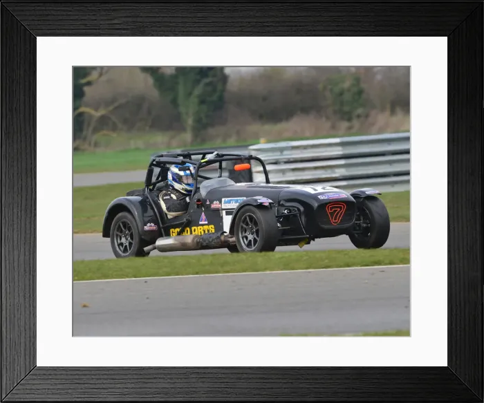 Framed Print : CJ7 1978 Andrew Greenwood, Ian Haire, Caterham Supersport