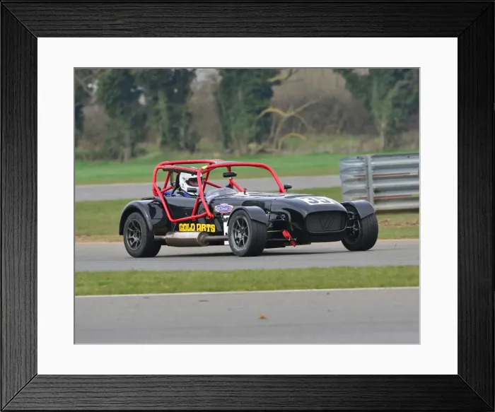 Framed Print : CJ7 1960 David Holroyd, Caterham CSR Framed Print : CJ7 1960 David Holroyd, Caterham CSR