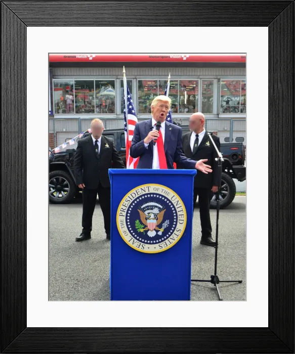 Framed Print : CJ7 3588 Not the president, Donald Trump Framed Print : CJ7 3588 Not the president, Donald Trump