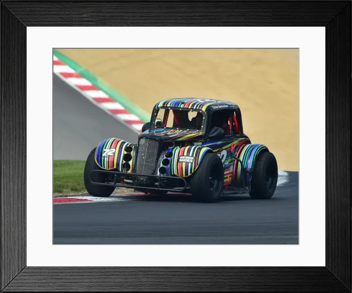 Framed Print : CM24 0058 Glenn Burtenshaw, 34 Ford Coupe