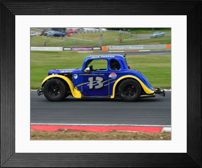 Framed Print : CJ7 3759 Jack Parker, 34 Ford Coupe