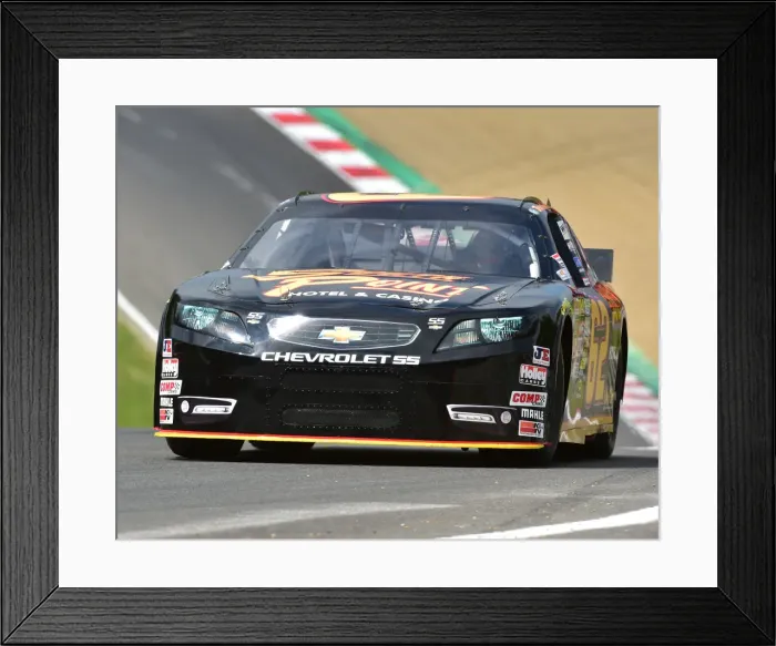 Framed Print : CM24 0140 Brendan Gaughan, Chevrolet Camaro Framed Print : CM24 0140 Brendan Gaughan, Chevrolet Camaro