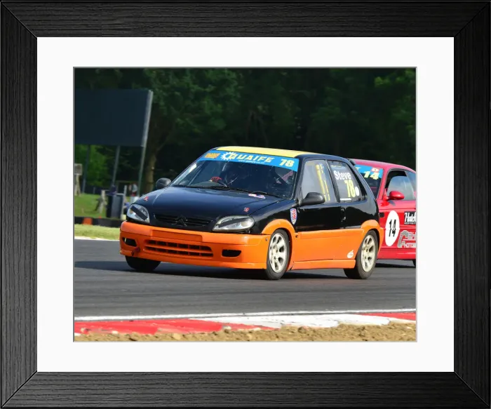 Framed Print : CJ7 3610 Steve Everson, Citroen Saxo VTR