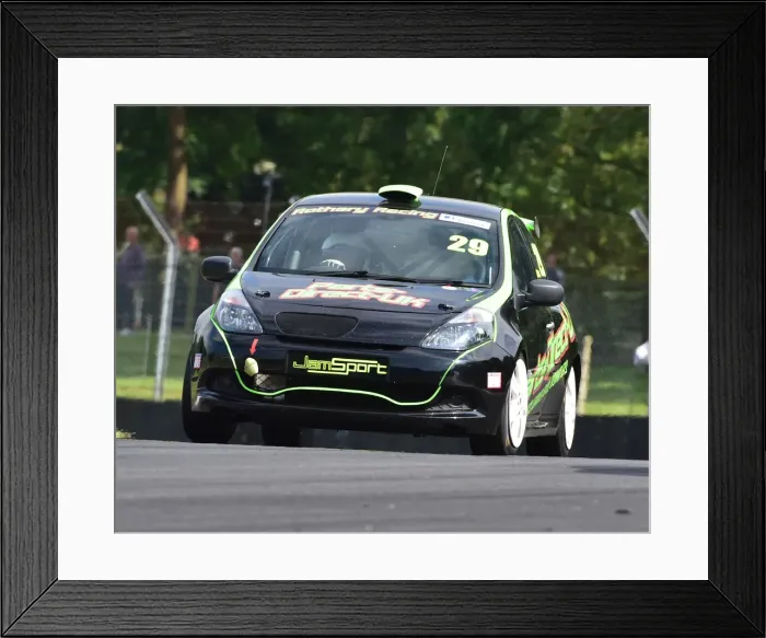 Framed Print : CM24 0298 Steve Rothery, Renault Clio Framed Print : CM24 0298 Steve Rothery, Renault Clio