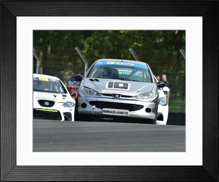 Framed Print : CM24 0295 Bradley Lane, Peugeot 206 Framed Print : CM24 0295 Bradley Lane, Peugeot 206