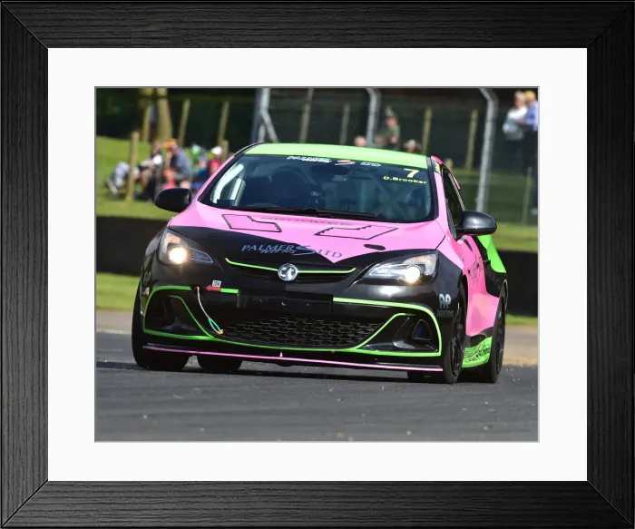 Framed Print : CM24 0246 Danny Brooker, Vauxhall Astra VXR Framed Print : CM24 0246 Danny Brooker, Vauxhall Astra VXR