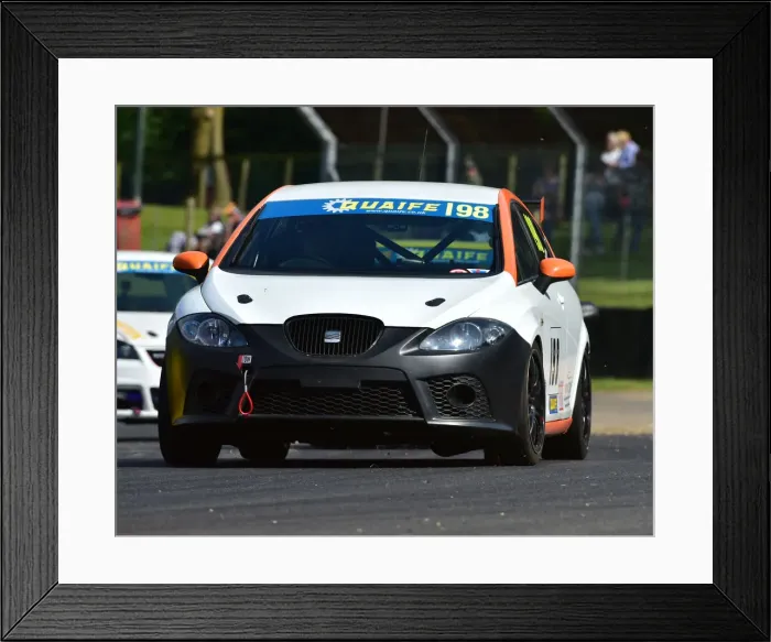 Framed Print : CM24 0243 Dave Charlton, SEAT Leon Framed Print : CM24 0243 Dave Charlton, SEAT Leon