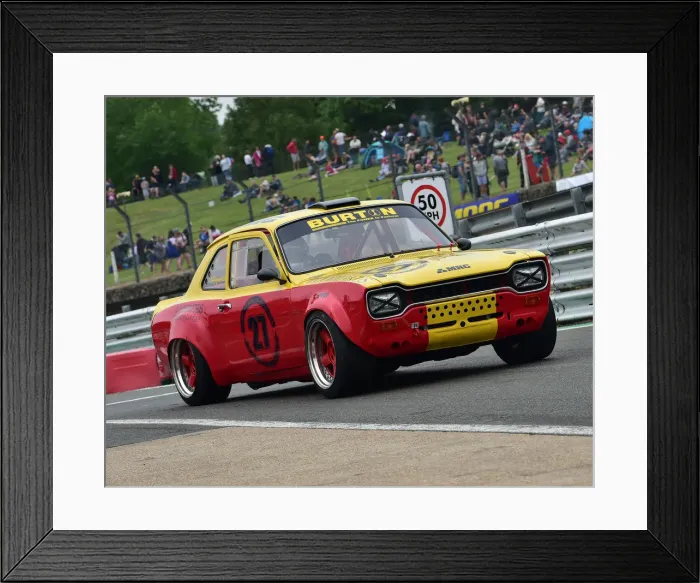 Framed Print : CM23 9405 Martin Reynolds, Ford Escort Mk 1 Framed Print : CM23 9405 Martin Reynolds, Ford Escort Mk 1