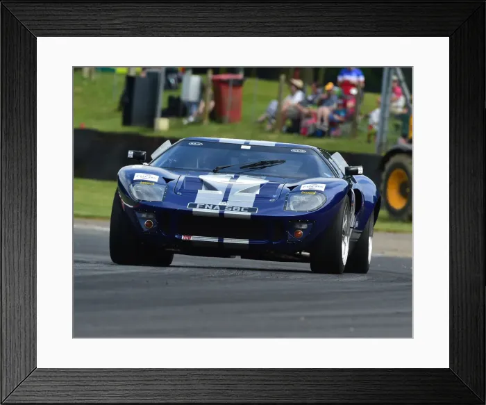 Framed Print : CM24 0220 Martin Reynolds, Ford GT40, replica Framed Print : CM24 0220 Martin Reynolds, Ford GT40, replica