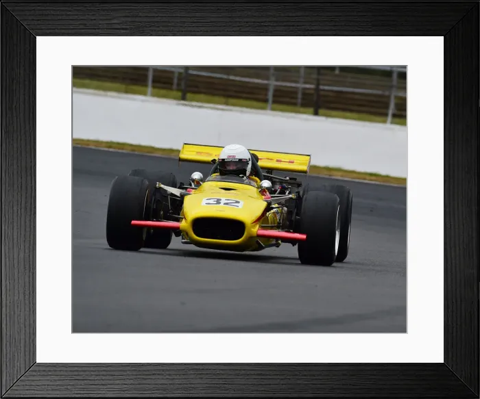 Framed Print : CM24 1737 Adam Simmonds, Lola T142 Framed Print : CM24 1737 Adam Simmonds, Lola T142