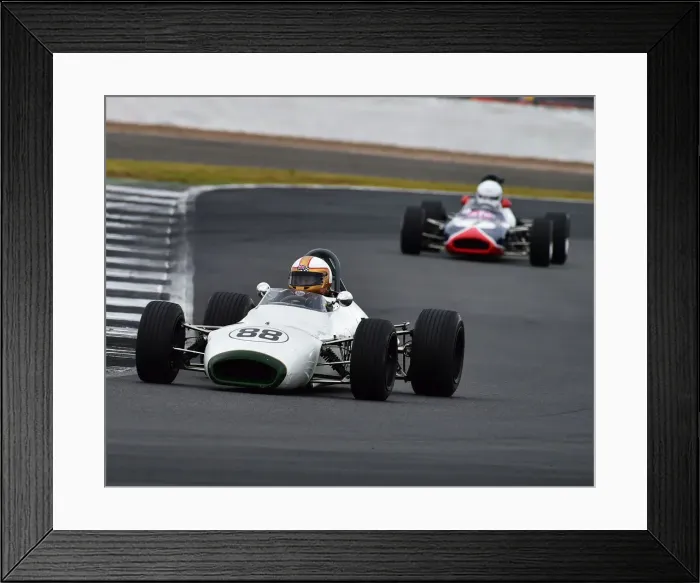 Framed Print : CM24 1406 Michael Scott, Brabham BT28