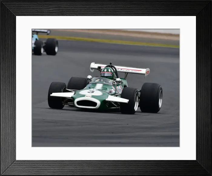 Framed Print : CM24 1338 Luciano Arnold, Brabham BT36 Framed Print : CM24 1338 Luciano Arnold, Brabham BT36