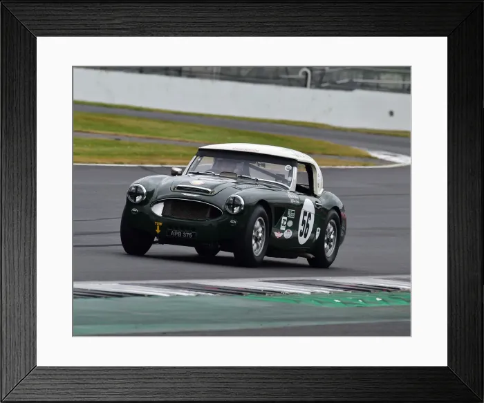 Framed Print : CM24 1016 Chris Clarkson, David Smithies, Austin Healey 3000 Framed Print : CM24 1016 Chris Clarkson, David Smithies, Austin Healey 3000