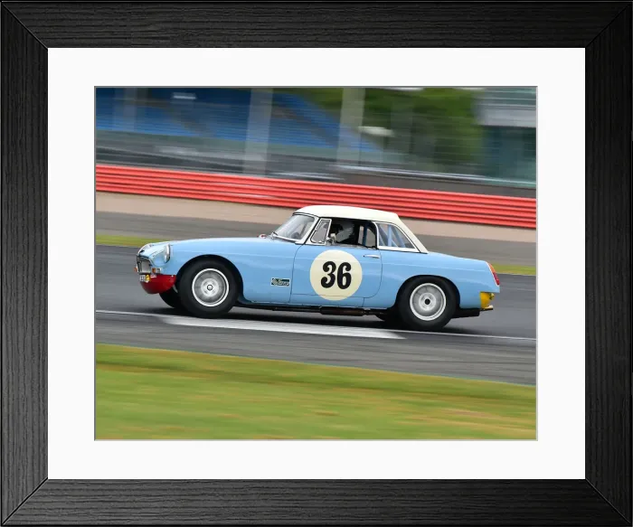 Framed Print : CM24 1110 Edward Stone, Nigel Greensall, MG B Framed Print : CM24 1110 Edward Stone, Nigel Greensall, MG B