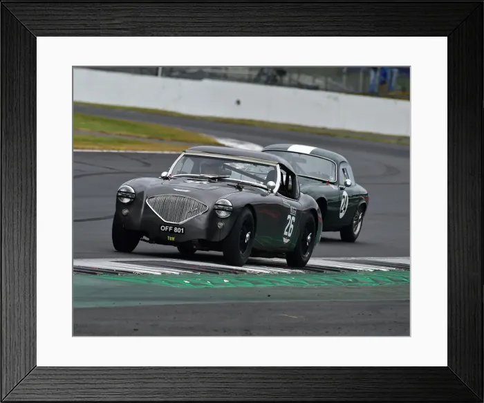Framed Print : CM24 1006 Mike Thorne, Sarah Bennett-Baggs, Austin Healey 100-4 Framed Print : CM24 1006 Mike Thorne, Sarah Bennett-Baggs, Austin Healey 100-4