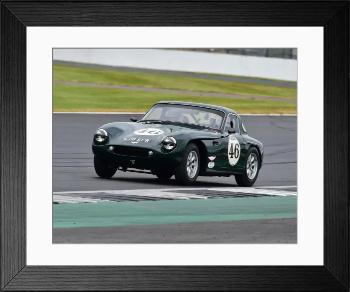 Framed Print : CM24 0998 Rod Begbie, Nick Lees, TVR Grantura Mk III Framed Print : CM24 0998 Rod Begbie, Nick Lees, TVR Grantura Mk III