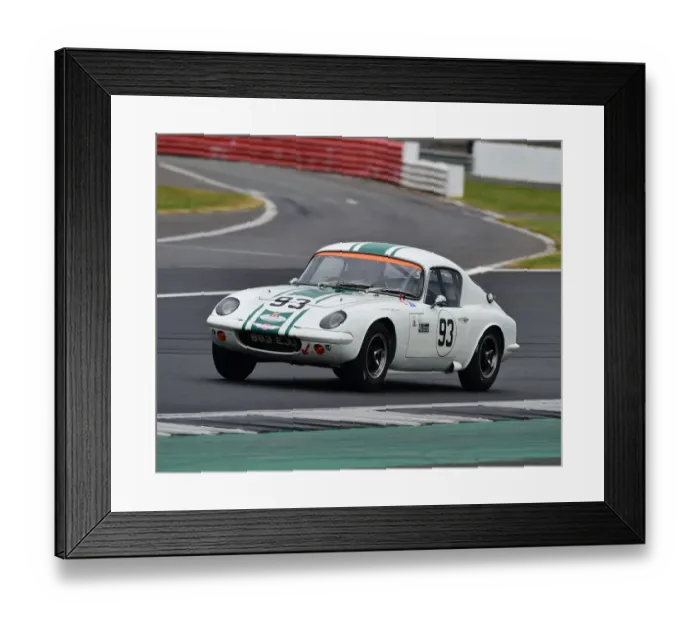 Framed Print : CM24 0992 Andrew Garside, Andy Newall, Lotus Elan 26R