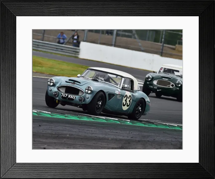 Framed Print : CM24 0866 Alex Bell, Julian Thomas, Austin Healey 3000 Framed Print : CM24 0866 Alex Bell, Julian Thomas, Austin Healey 3000