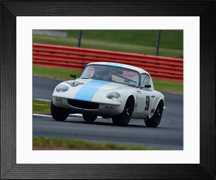 Framed Print : CM24 1887 Oliver Ford, Lotus Elan Framed Print : CM24 1887 Oliver Ford, Lotus Elan