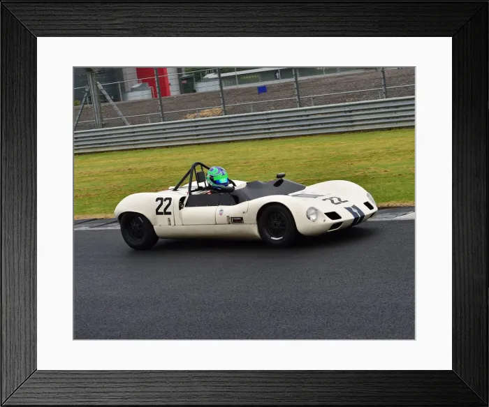Framed Print : CM24 0629 Stuart Roach, Sam Wilson, Elva Mk7