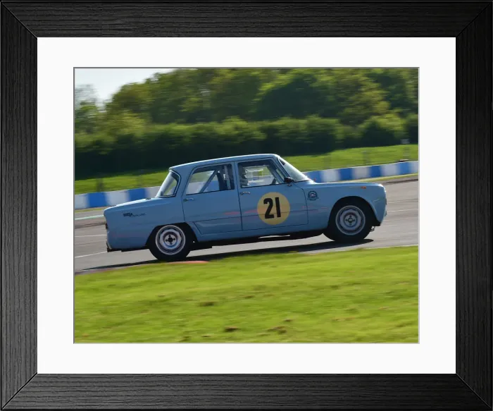 Framed Print : CM23 2870 Andrew Frankel, Louis Frankel, Alfa Romeo Giulia Super