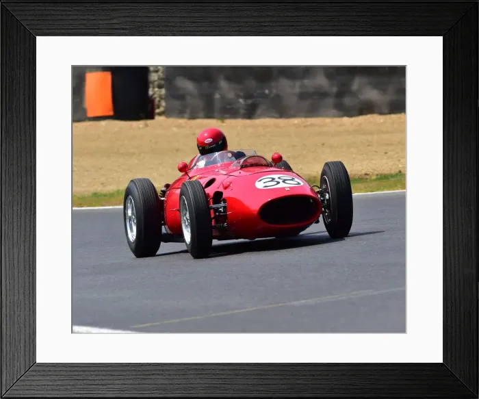 Framed Print : CM24 2393 Tony Best, Ferrari Dino BR01 Framed Print : CM24 2393 Tony Best, Ferrari Dino BR01