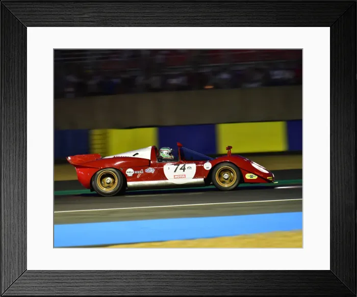 Framed Print : CM24 5443 Pierre Mellinger, Tommaso Gelmini, Ferrari 512 S
