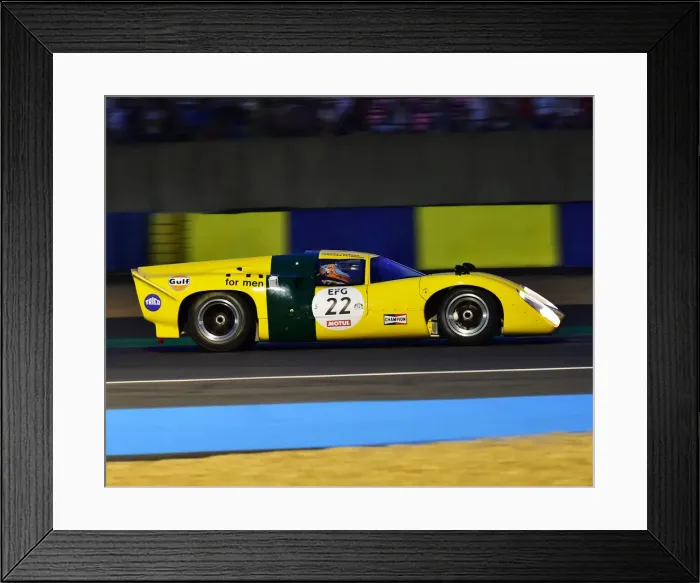 Framed Print : CM24 5374 Stuart Hall, Roald Goethe, Lola T70 Mk III B Framed Print : CM24 5374 Stuart Hall, Roald Goethe, Lola T70 Mk III B