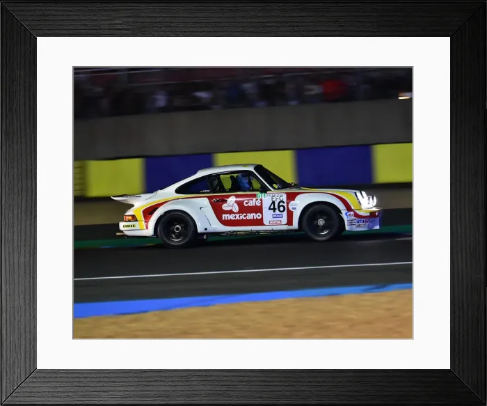Framed Print : CM24 5581 Rainer Becker, Porsche 911 Carrera RSR Framed Print : CM24 5581 Rainer Becker, Porsche 911 Carrera RSR