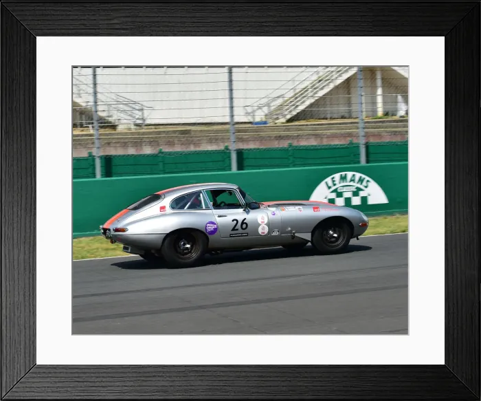 Framed Print : CM24 3816 Carlos Barbosa, Miguel Barbosa, Jaguar E-Type Framed Print : CM24 3816 Carlos Barbosa, Miguel Barbosa, Jaguar E-Type