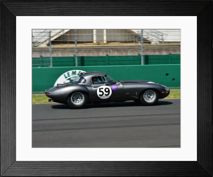 Framed Print : CM24 3785 Jean-Christophe Berta, Jaguar E-Type