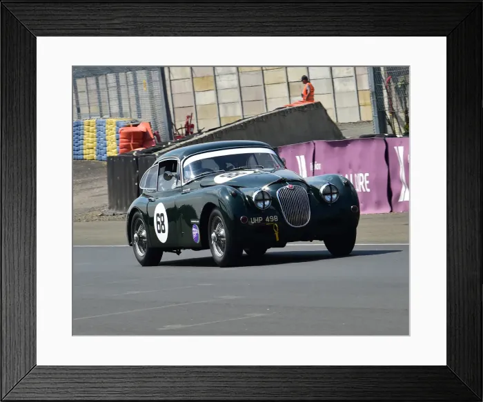 Framed Print : CM24 3883 Marc Gordon, Jaguar XK150S