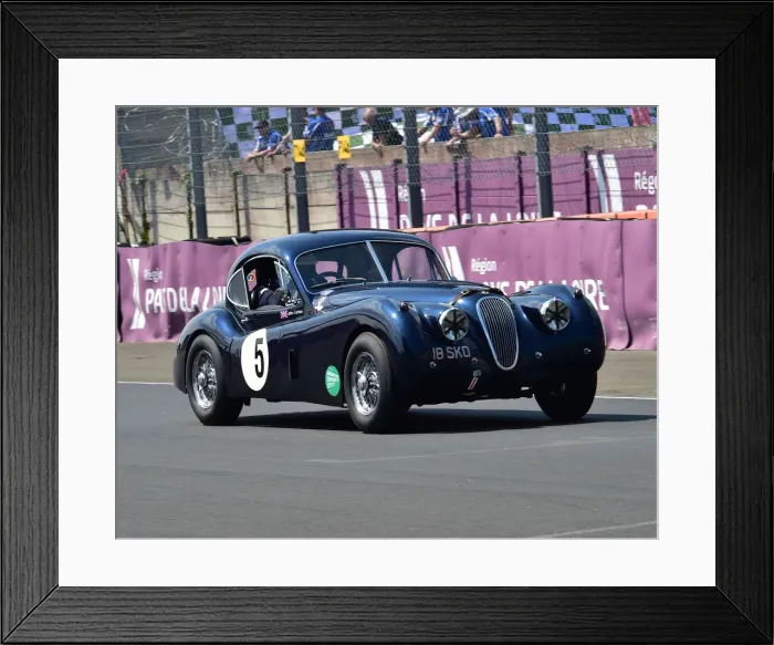 Framed Print : CM24 3881 John Burton, Jaguar XK120 Framed Print : CM24 3881 John Burton, Jaguar XK120