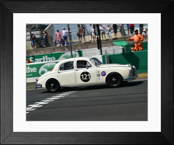 Framed Print : CM24 3859 Glenn Pearson, Jaguar Mk1