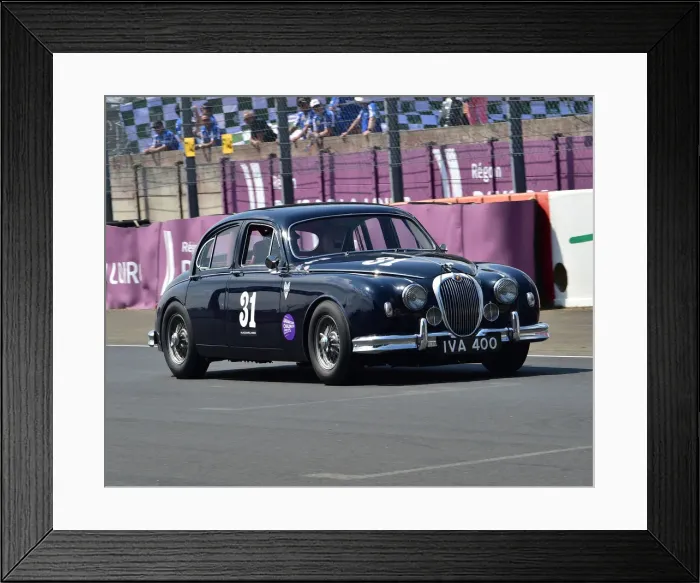 Framed Print : CM24 3880 Jack Young, Jaguar Mk1 Framed Print : CM24 3880 Jack Young, Jaguar Mk1