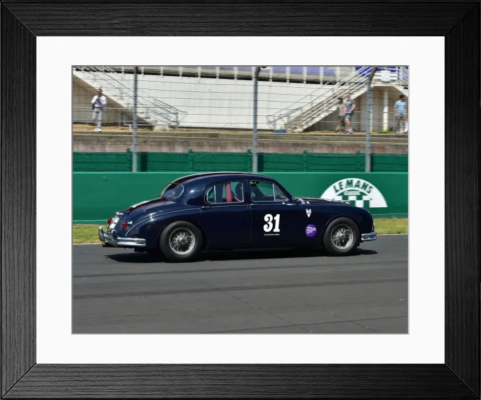Framed Print : CM24 3823 Jack Young, Jaguar Mk1 Framed Print : CM24 3823 Jack Young, Jaguar Mk1