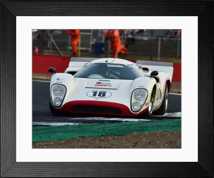Framed Print : CM25 0657 Jamie Brashaw, Mark Dwyer, Lola T70 MK3B Framed Print : CM25 0657 Jamie Brashaw, Mark Dwyer, Lola T70 MK3B