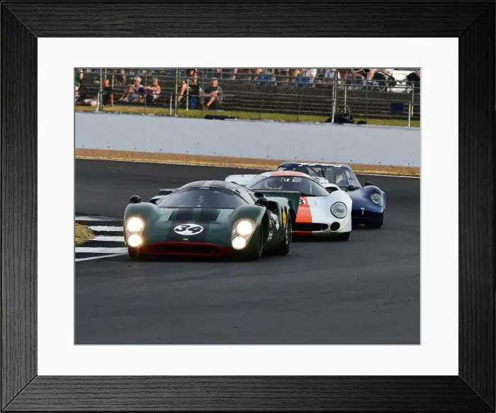 Framed Print : CM25 0655 David Hart, Lola T70 MK3B Framed Print : CM25 0655 David Hart, Lola T70 MK3B