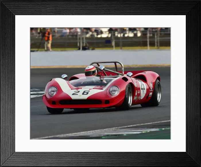 Framed Print : CM25 0642 Marc Devis, Lola T70 Mk3 Spyder Framed Print : CM25 0642 Marc Devis, Lola T70 Mk3 Spyder