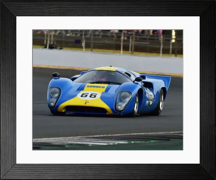 Framed Print : CM25 0638 Mike Donovan, Lola T70 MK3 B Framed Print : CM25 0638 Mike Donovan, Lola T70 MK3 B