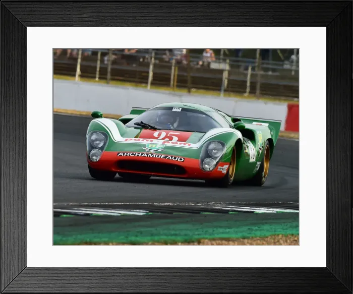 Framed Print : CM25 0627 Gary Culver, Lola T70 MK3 B