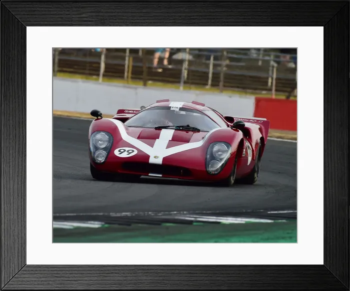 Framed Print : CM25 0598 Paul Gibson, Lola T70 MK3 B Framed Print : CM25 0598 Paul Gibson, Lola T70 MK3 B